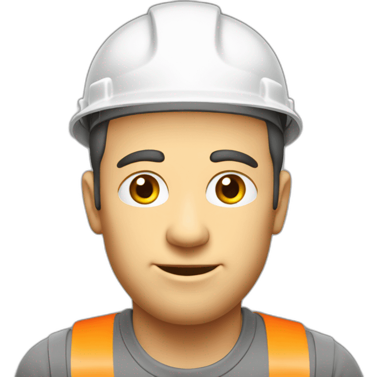 builder man white emoji