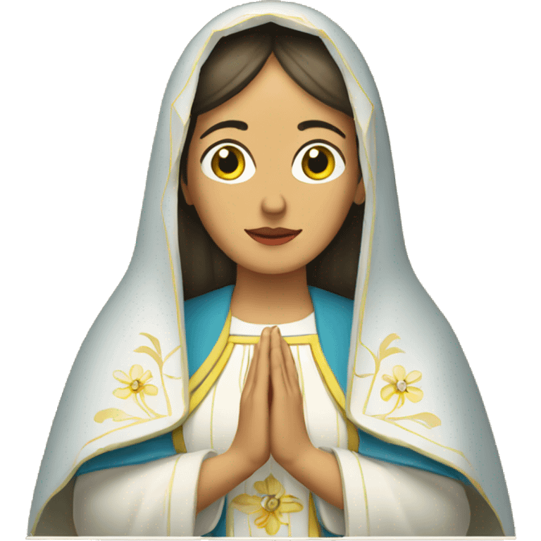 La Virgen Maria deportista emoji