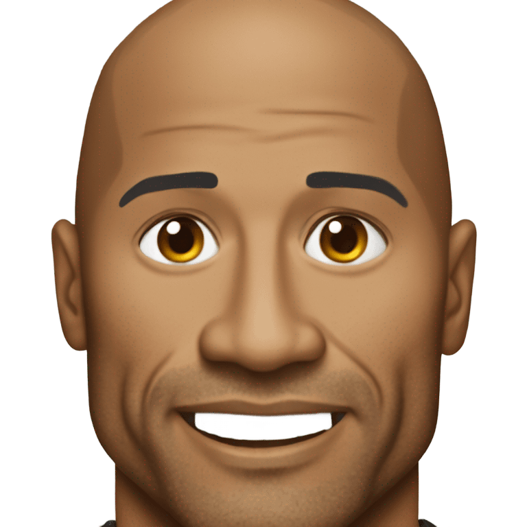 dwayne johnson emoji