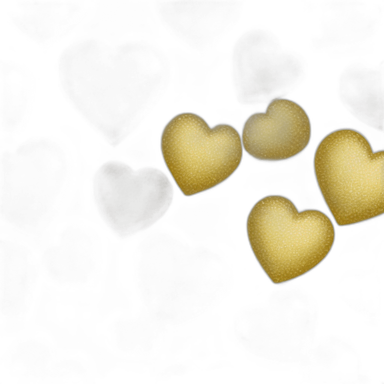 gold #c5b792 heart with diamond lights emoji