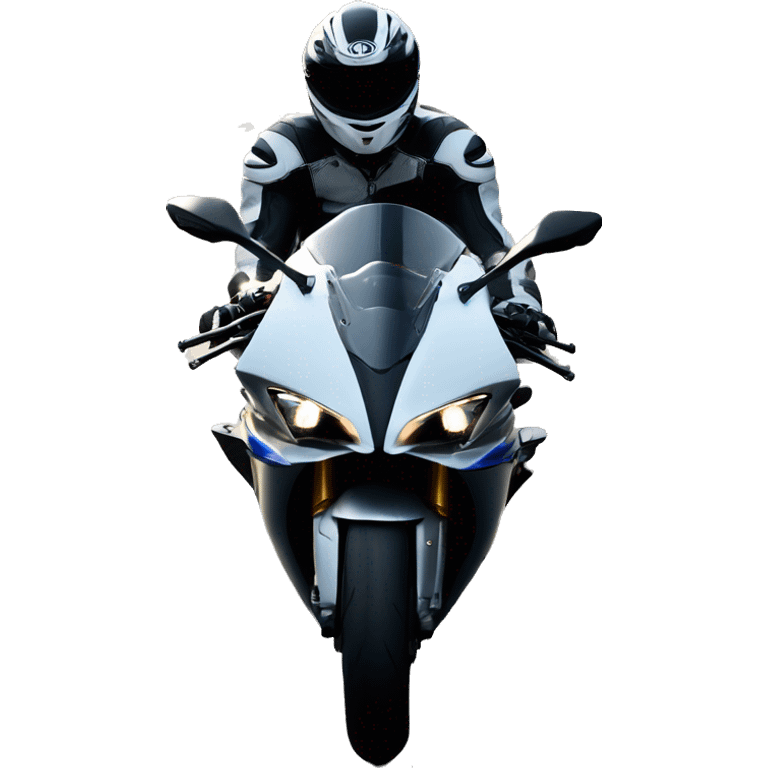 man on yamaha r1m emoji