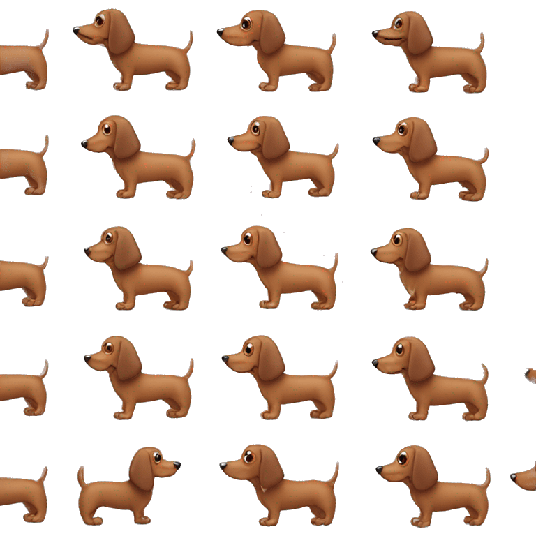 wiener dog emoji