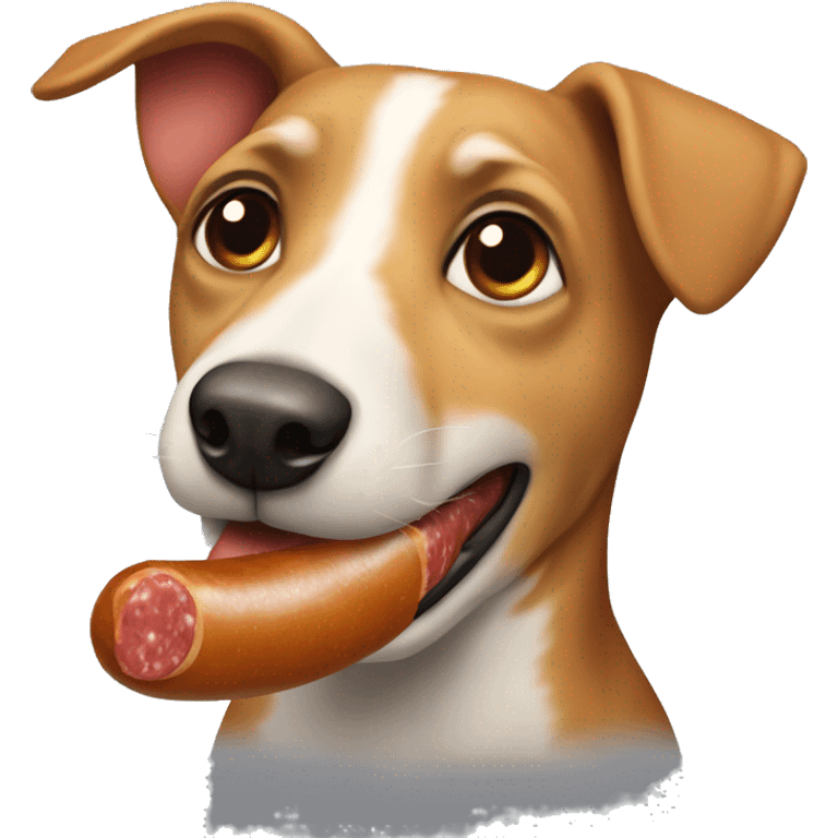 perro salchicha emoji