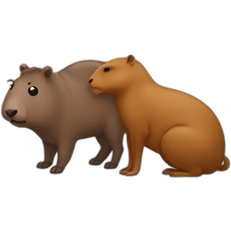 poop with a capybara emoji