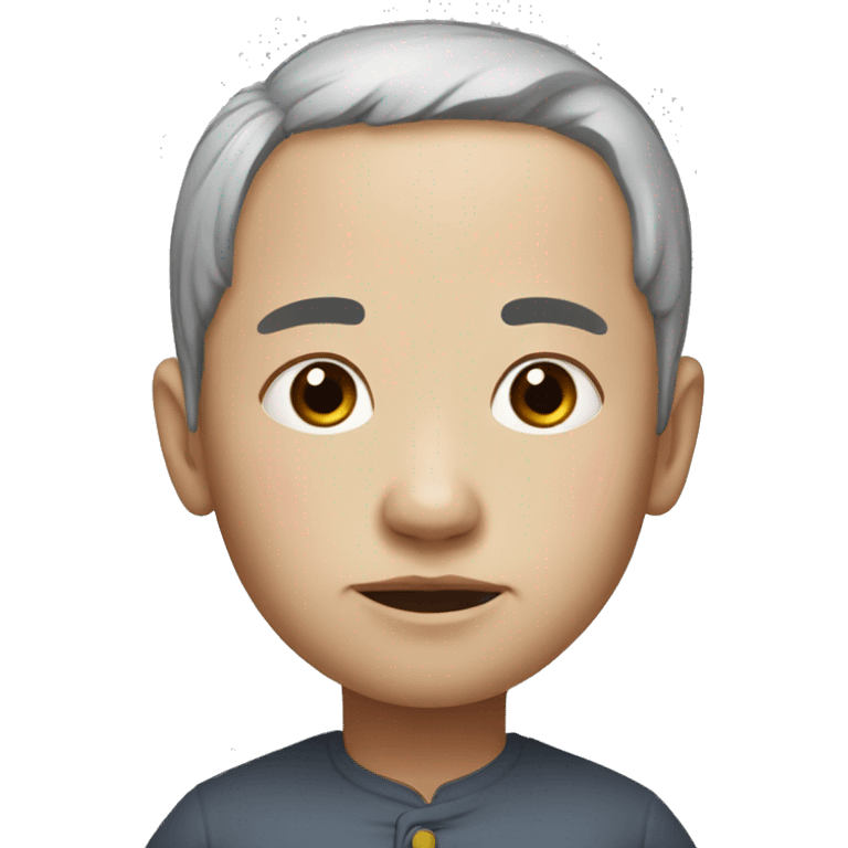 poor person realistic china emoji