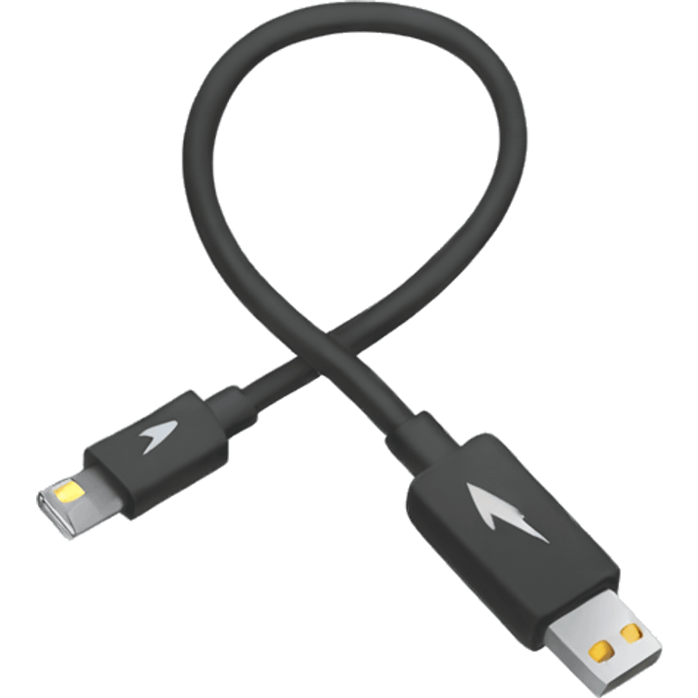 lightning cable emoji