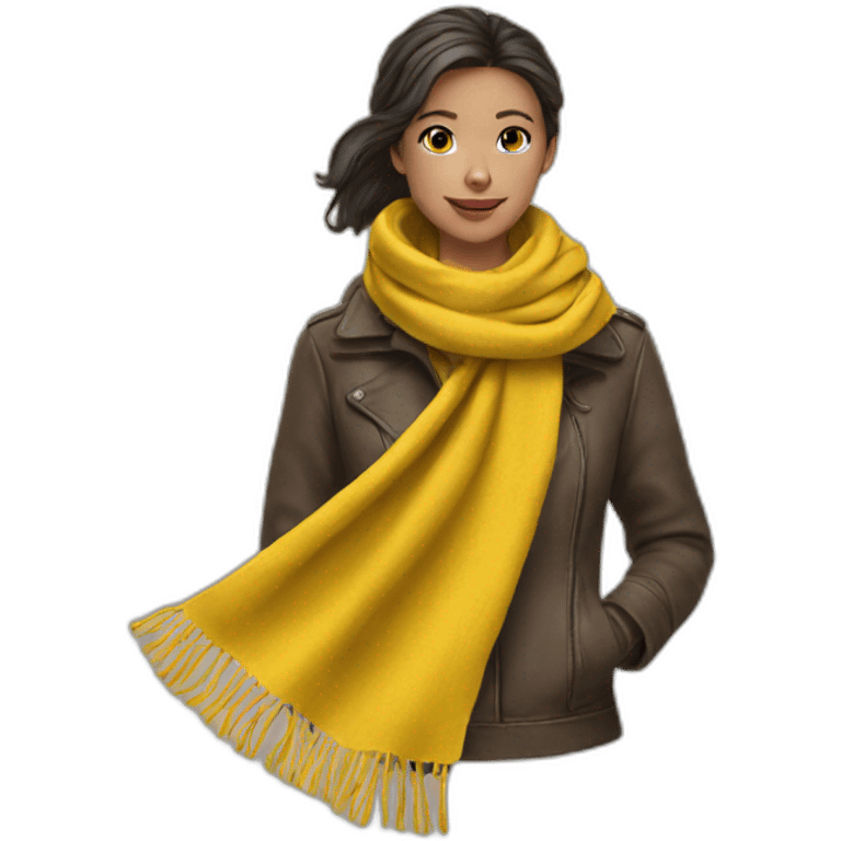 Rédige and yellow scarf emoji