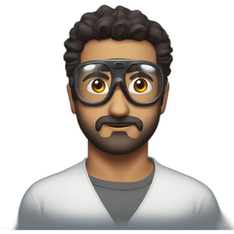 Jr NTR with goggles emoji