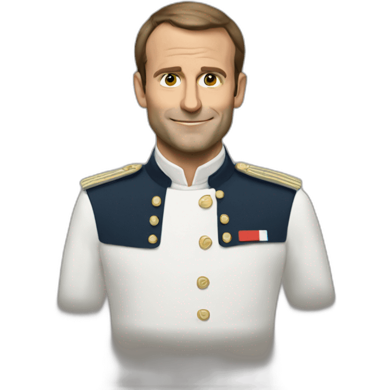 Macron vomi emoji