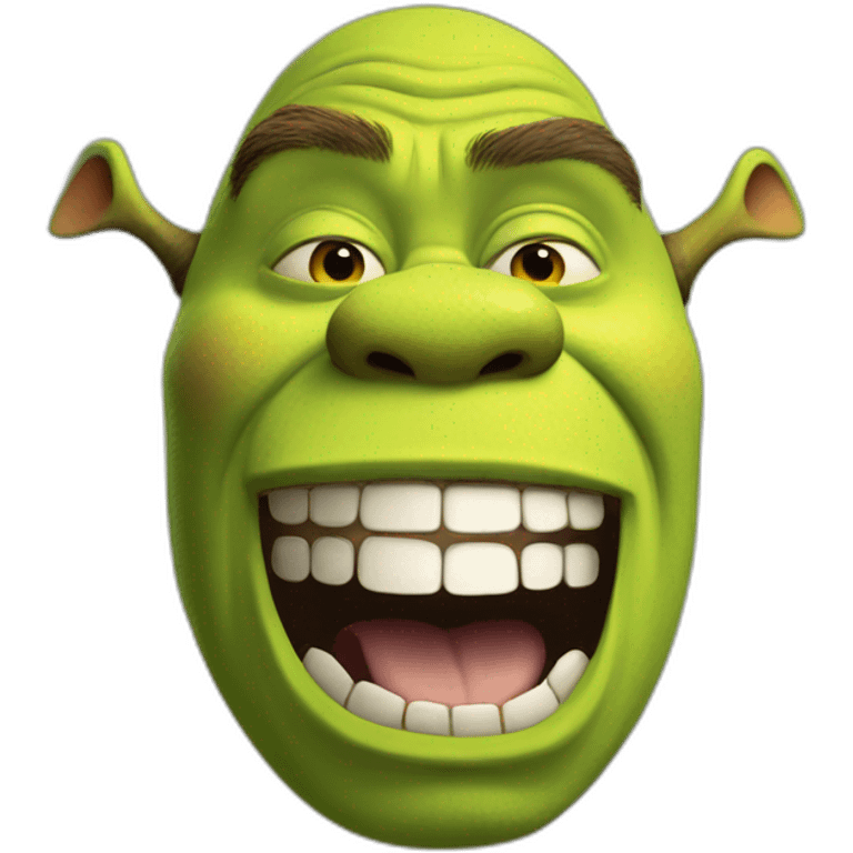 Shrek qui rit emoji