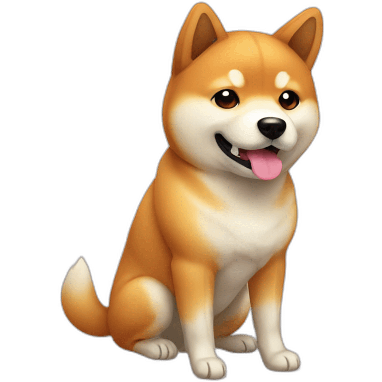 Shiba inu kawaii emoji