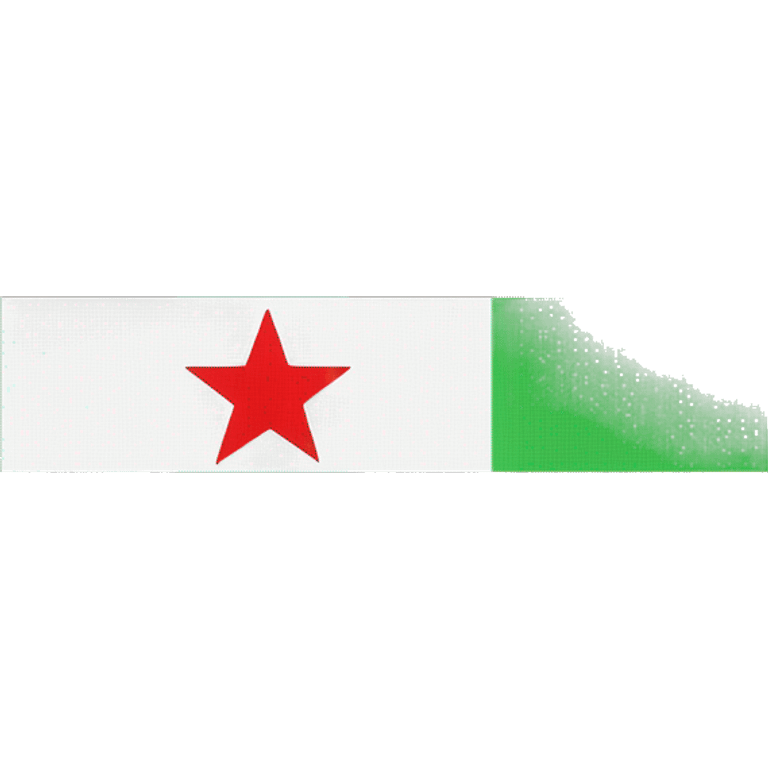 Flag of the Syrian revolution (switch the green and the black stripes) emoji