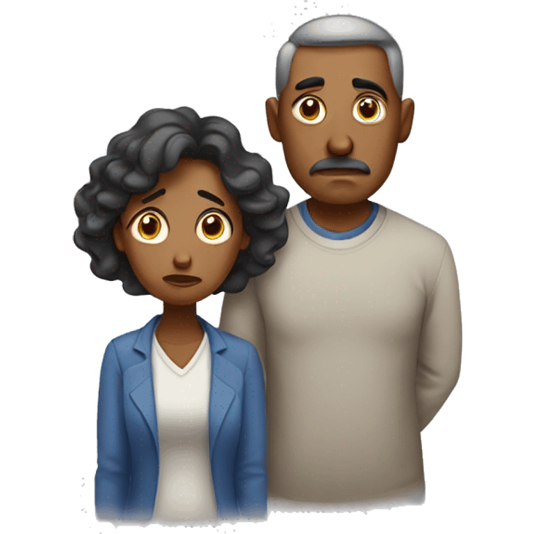 disappointed mother and father emoji