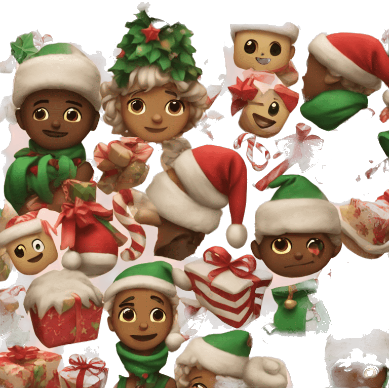 aesthetic christmas emoji