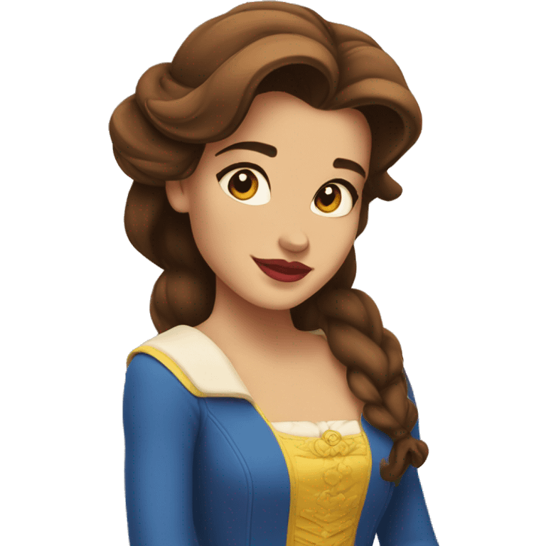 beauty and the beast belle emoji