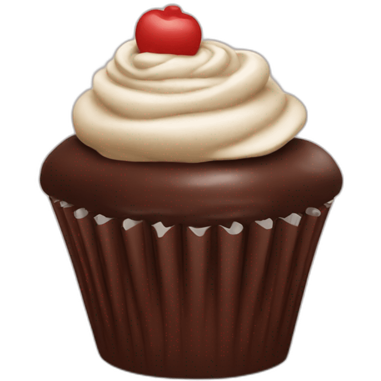 chocolate-cupcake emoji