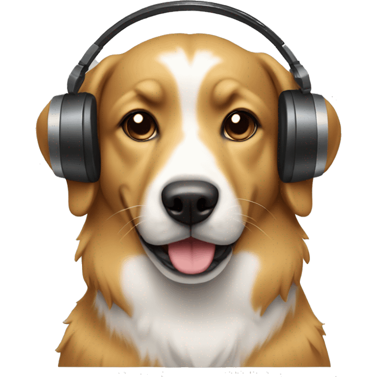 Dog dj emoji