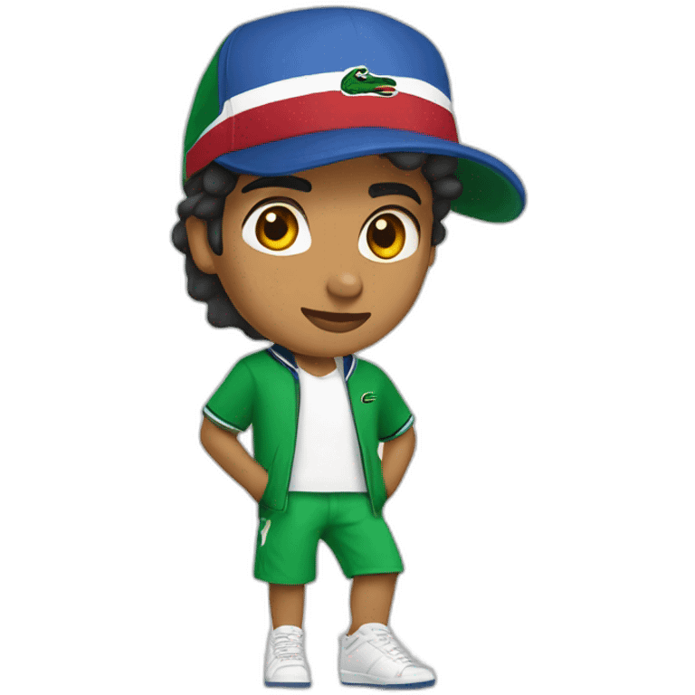 Arab with lacoste hat and nike tn shoes  emoji