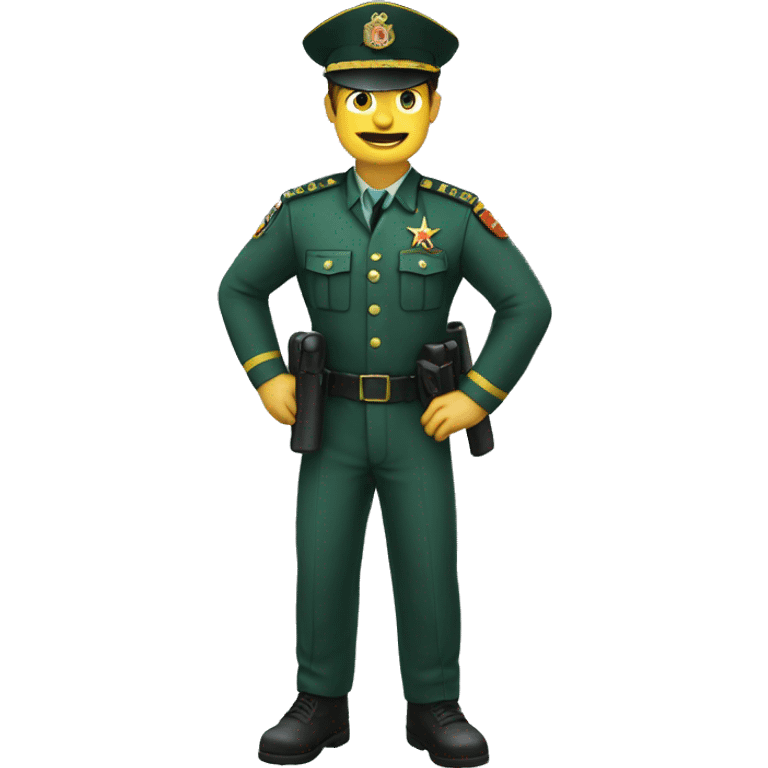 Guardia civil diciendo ok emoji