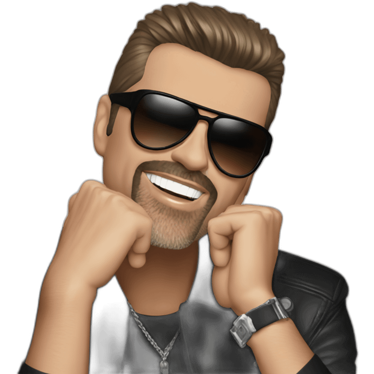 George Michael faith era emoji