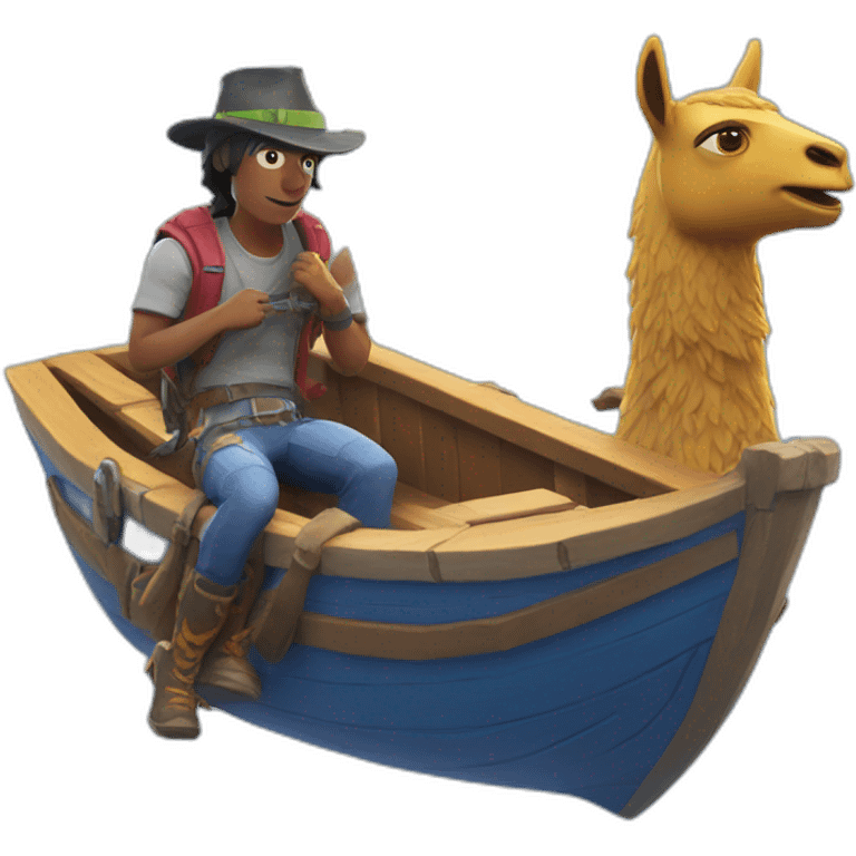 dory with fortnite llama emoji