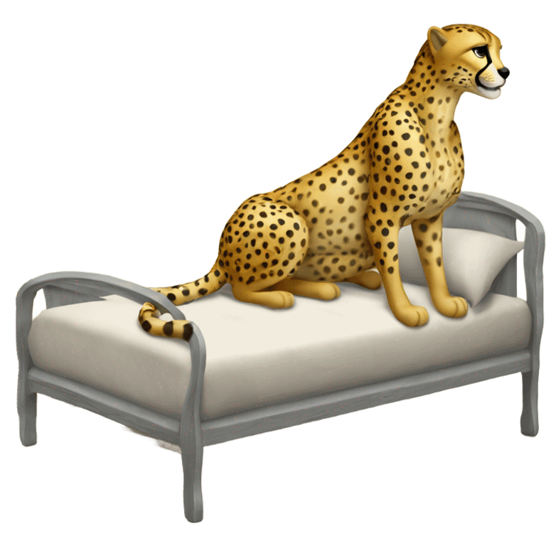 90’s cheetah bed emoji