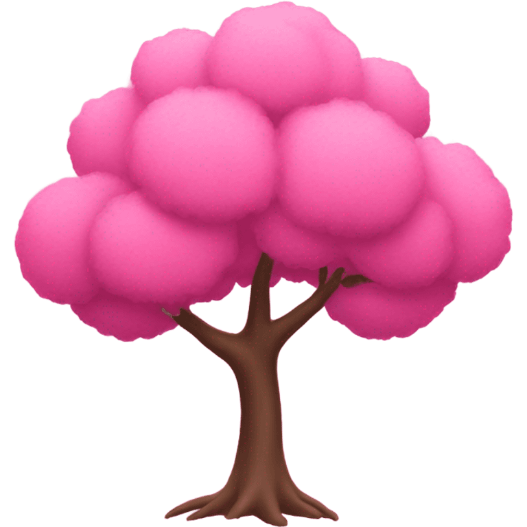 pink tree emoji