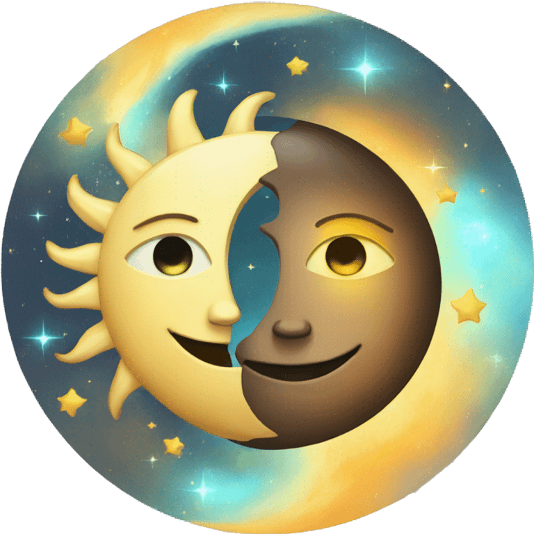 sun and moon emoji