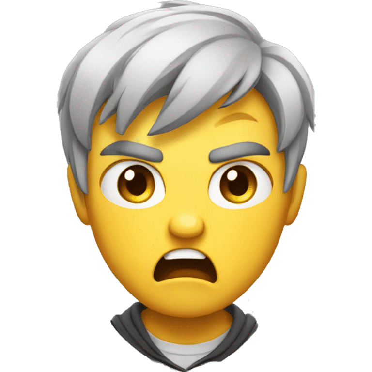 frustrated angry cute emoji