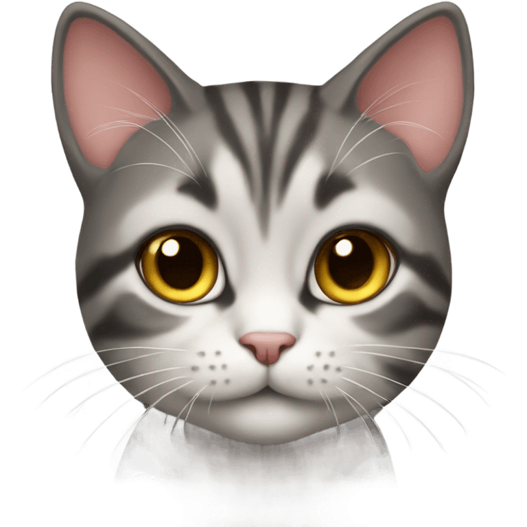 Coquette cute cat emoji