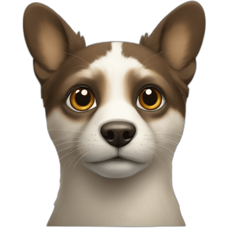 un papillion sur le nez d'une loutre emoji