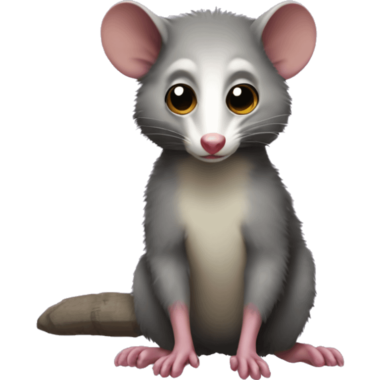 possum full body side view emoji