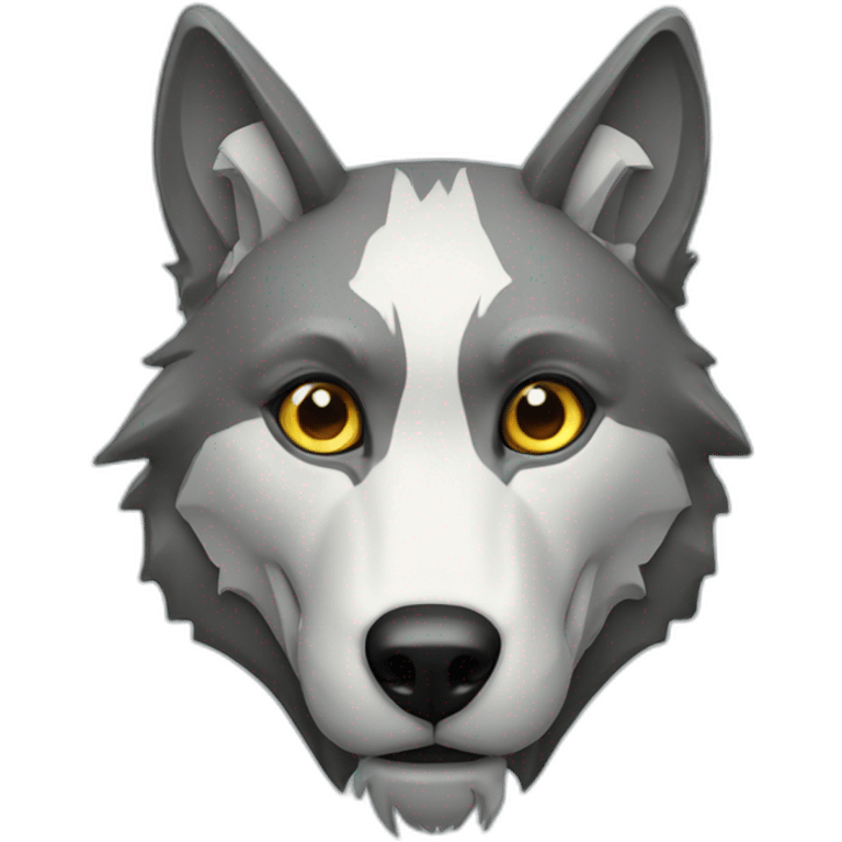 wolf robot emoji