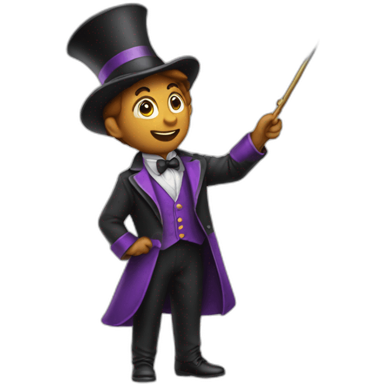 Magician with magic wand  emoji