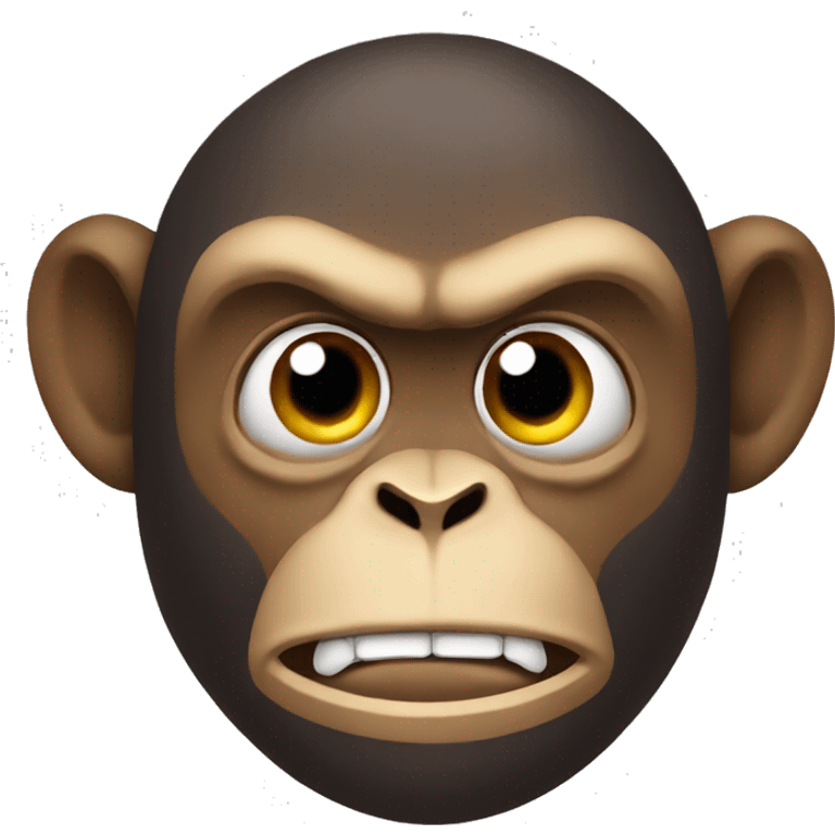 Angry monkey  emoji