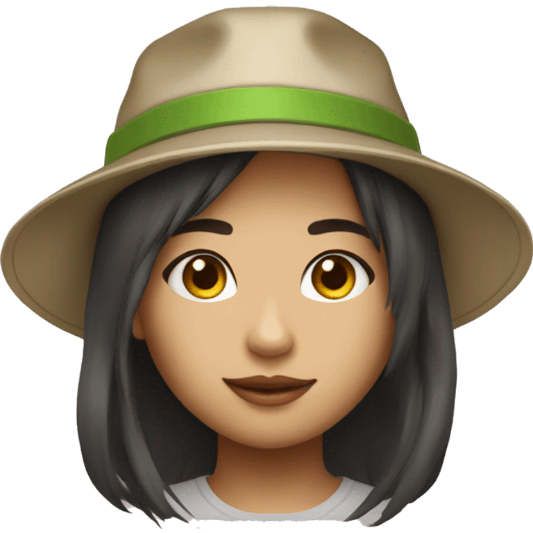 wearing a bucket hat and dapping up thaigirl digital emoji