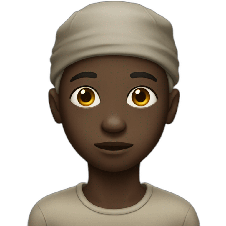 African starving minor emoji