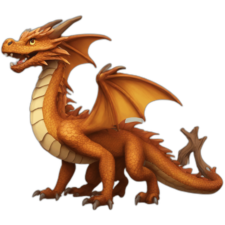 Wood dragon emoji