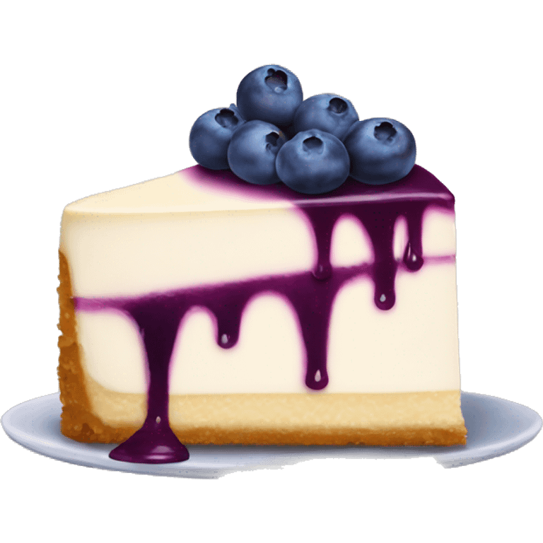 Blueberry Cheesecake  emoji