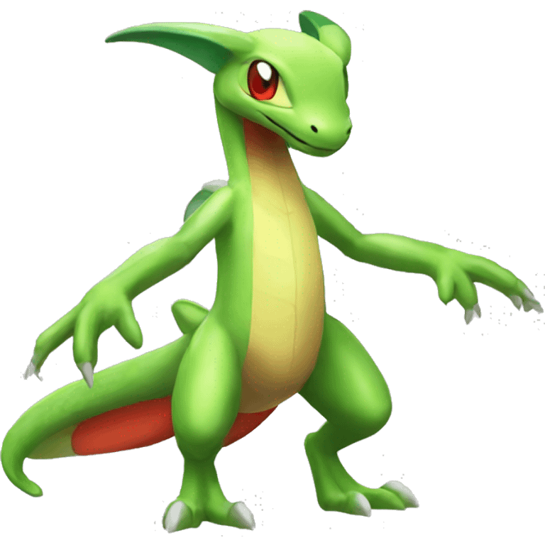 Full body shiny Flygon emoji