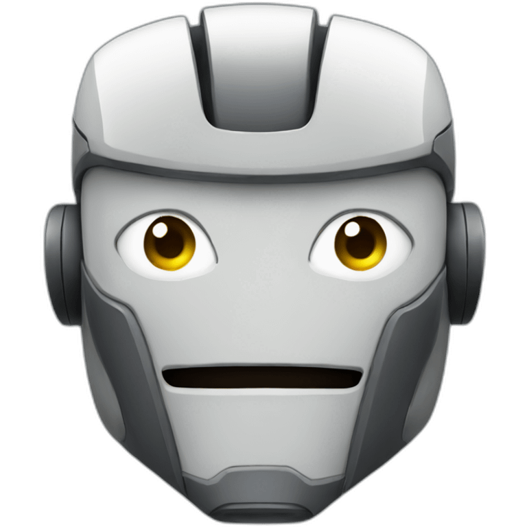 robot face sticker emoji