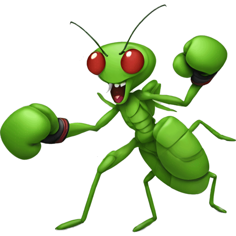 Mantis boxing emoji