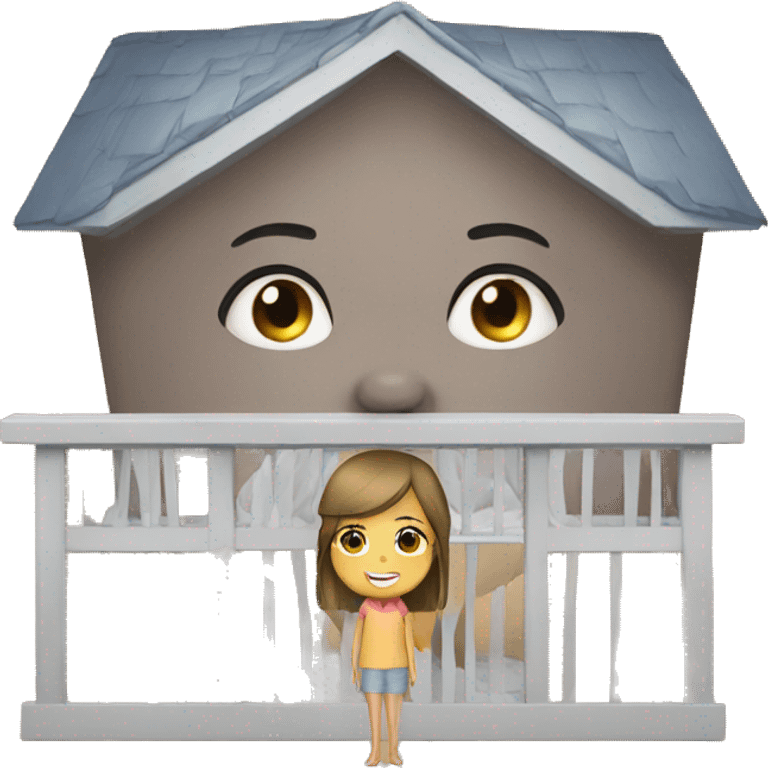 Girl home emoji