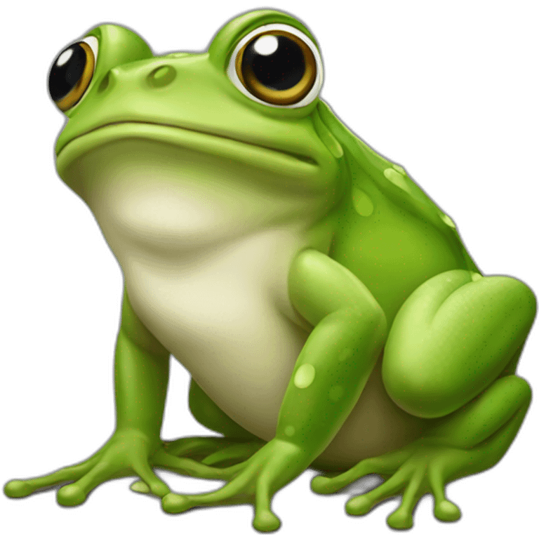 Frog kleopatra emoji