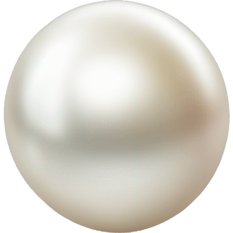 single natural Pearl  emoji