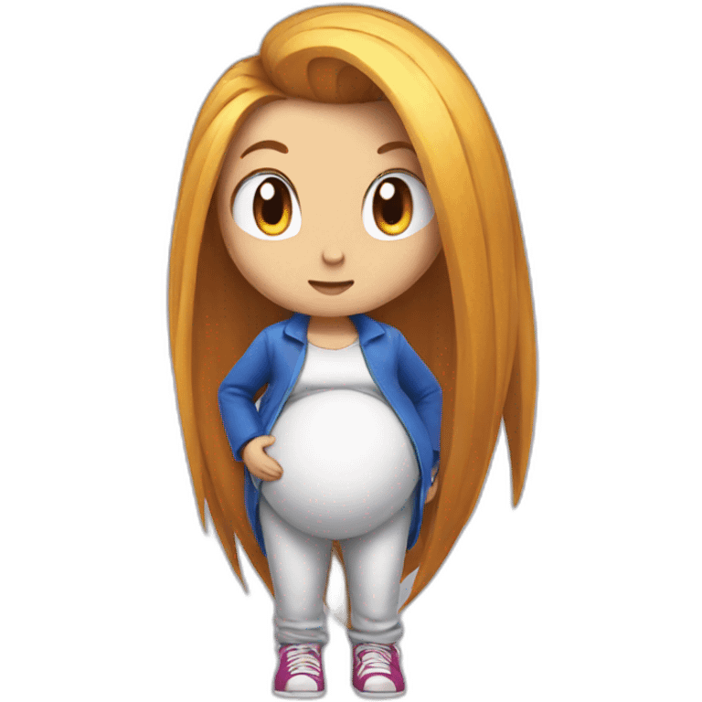 pregnant sonic emoji