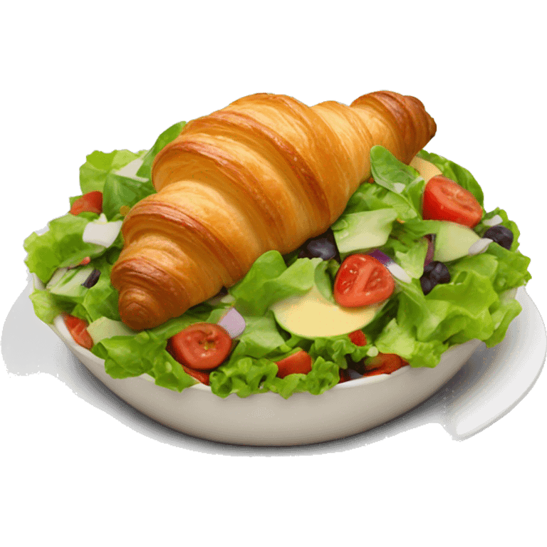 croissant salad emoji