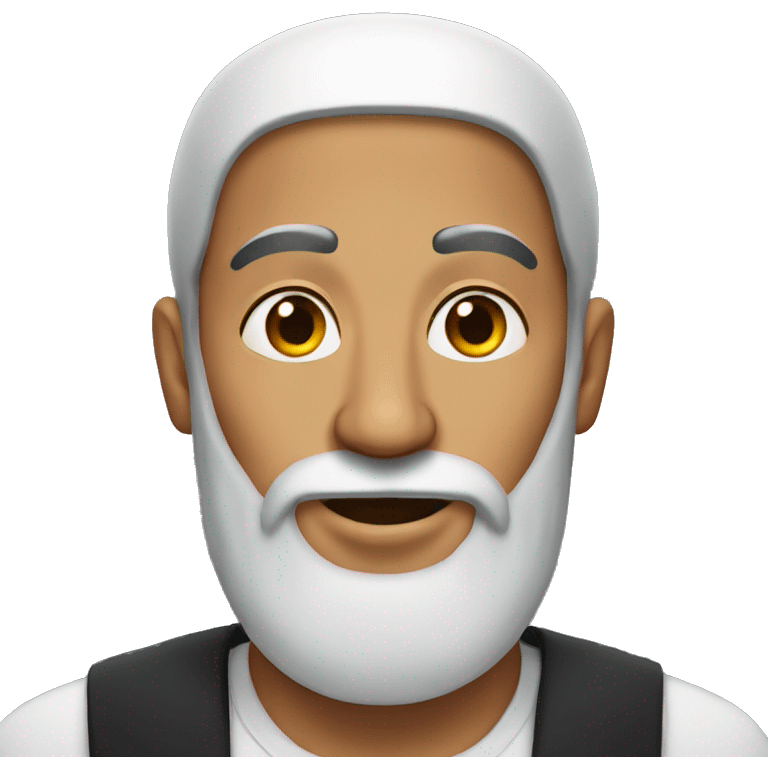 arabic man whit long beard emoji