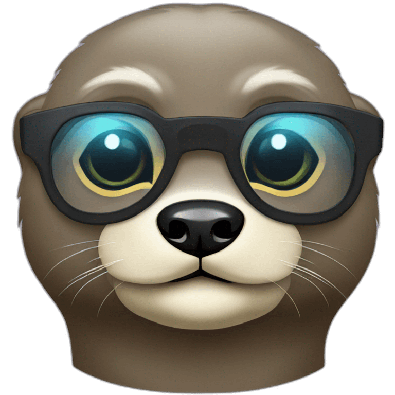 Loutre-avec-lunette emoji