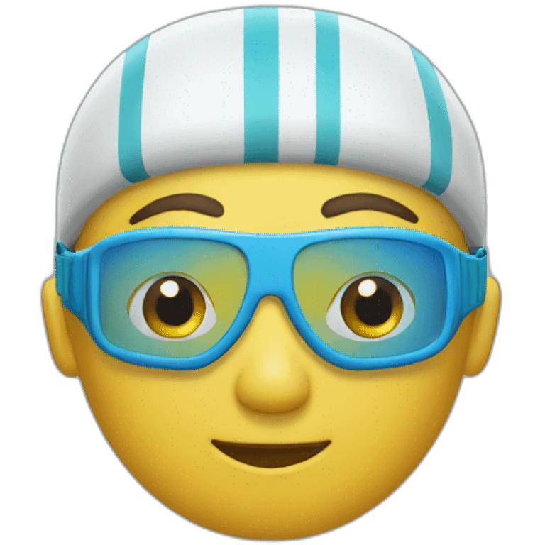 Swimming googles emoji